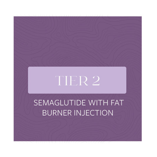 TIER 2 Semaglutide weekly Injection with (2)Fat Burner Injection Monthly